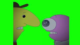 Pim & Charlie "su-su-su SECRET ROOM" Smiling Friends green screen