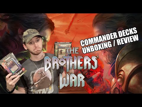 The Brothers War Commander Decks Unboxing / Review (EDH, MTG, Magic: The Gathering)
