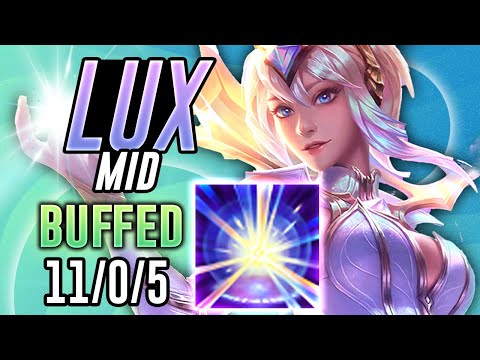 NEW LUX BUFFS MAKE HER S TIER! - League of Legends