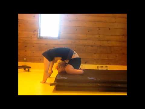 Overarch cheststand on contortion platform