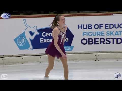 Abigail Graefe. Oberstdorf 2023. Masters Women I FS. 1st Place.