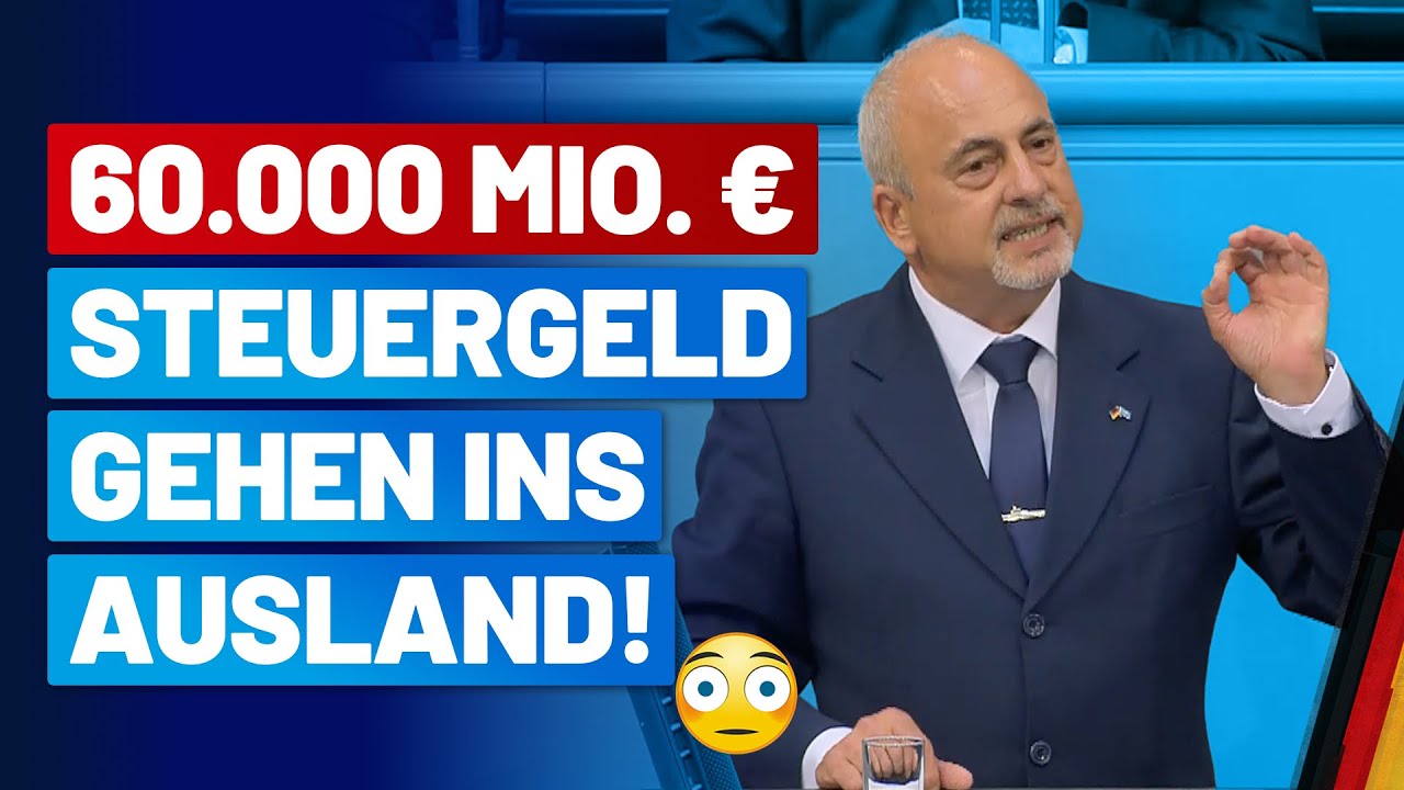Geld schaufeln ins Ausland, aber im Inland wird geknausert! - Alexis Giersch - AfD-Fraktion