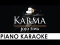 JoJo Siwa - Karma - Piano Karaoke Instrumental Cover with Lyrics
