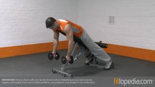 Incline Prone Dumbbell Row exercise video thumbnail
