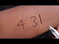 how to convert no. 431 in broken 💔 heart tattoo || tribal concept new fresh tattoo