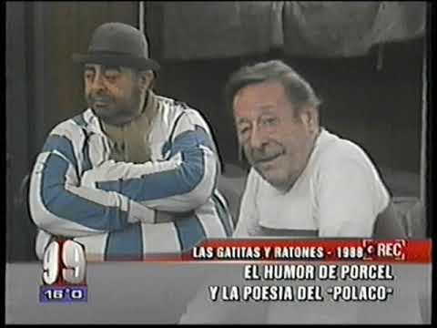 Goyeneche en el programa de Porcel. Con Diana Maggi, Beba Bidart y Emilio Vidal.