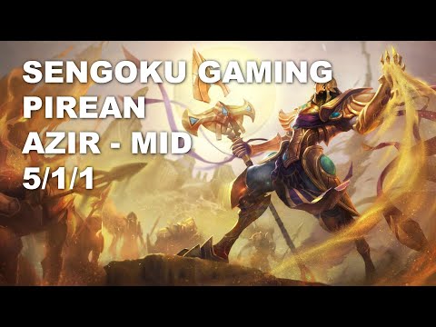 Sengoku Gaming Pirean Mid Azir vs Orianna - KR Grandmaster Patch 10.9