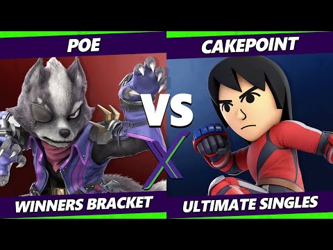 S@X 467 - Poe (Wolf) Vs. Cakepoint (Mii Brawler) SSBU Ultimate Tournament