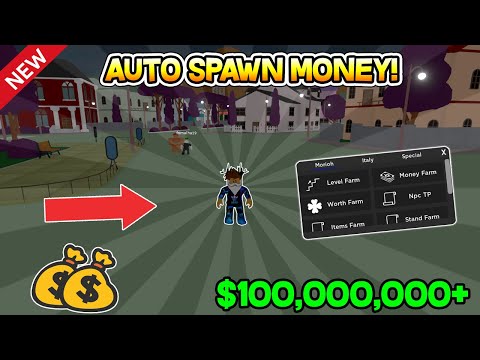 How To Auto Spawn Money In Project JoJo (Unlimited Money!) ROBLOX