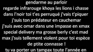 Bafana bafana remix + Lyrics (La fouine VS Laouni  2011)