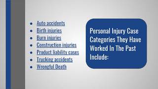 HIRE A PERSONAL INJURY ATTORNEY