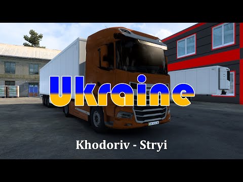 Through Ukraine #1 - Euro Truck Simulator 2 DAF | Scale 1:3 | Amazing views