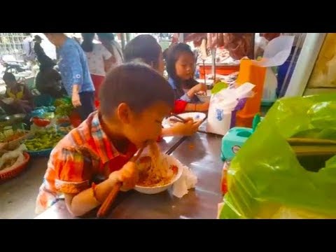 Cambodian Street Food - Mixed Street Food In Phnom Penh - Asian Fast Food Video