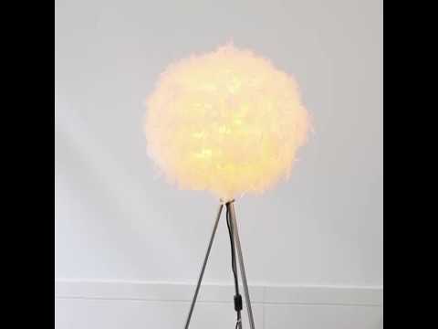 Lampadaire Taiva Plumes / Fer - 1 ampoule