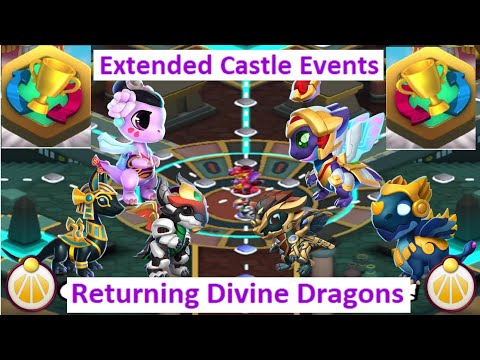 Extended Castle Events and Returning Divine Dragons-Dragon Mania Legends | Unlocked repayable levels