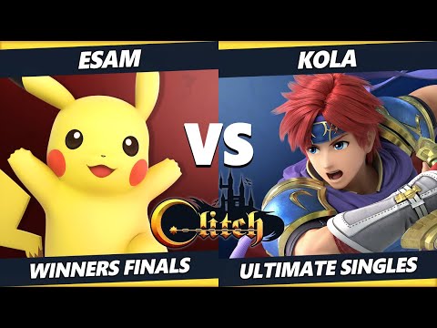 Glitch Konami Code Winners Finals - ESAM (Pikachu) Vs. Kola (Roy, Snake) Smash Ultimate Tournament