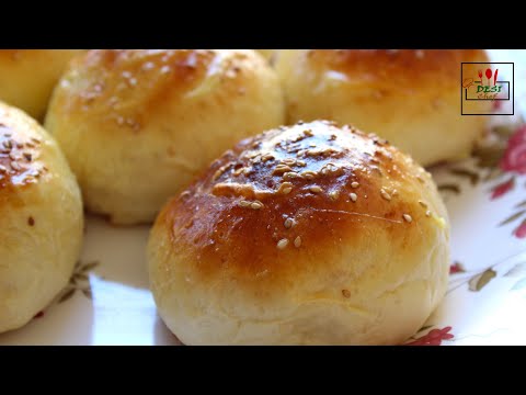 Bun Recipe | Homemade Burger Bun from Scratch Recipe | Bread Recipe