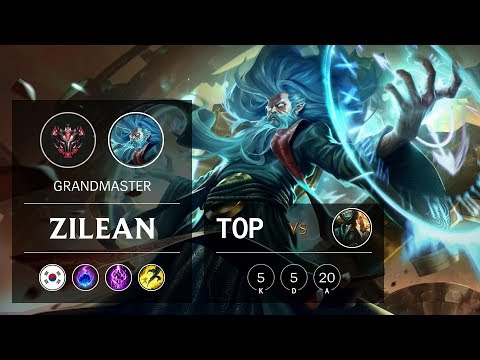 Zilean Top vs Gangplank - KR Grandmaster Patch 9.24