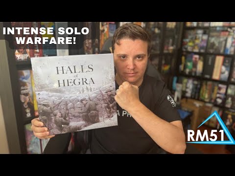 Solo Wargame Brilliance? | Halls of Hegra Review | Board Game Brief