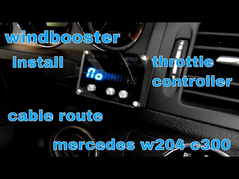 WINDBOOSTER How to: install a throttle controller on any car. demo on 2010 mercedes benz w204 c300