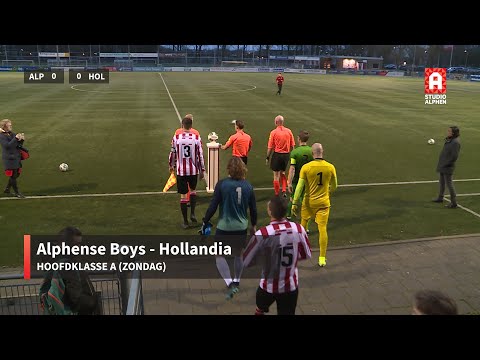 Samenvatting Alphense Boys - Hollandia (zaterdag 15 februari)