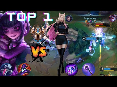 [WILD RIFT] CLEAN AHRI vs TOP 1 SERVER PLAYER CHALLENGER/GRANDMASTER - 9S GAMEPLAY + BUILD