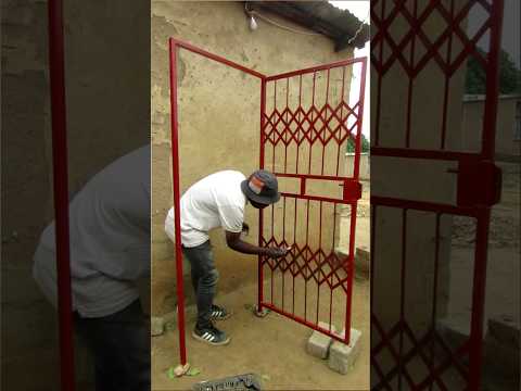 process of welding a nice security door gate finalises🔥🔥