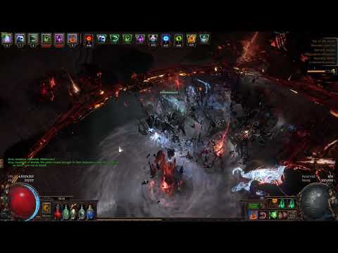 3.11 Path of Exile Harvest Sirus A8 Deathless Carrion Golem Elementalist 2 minutes