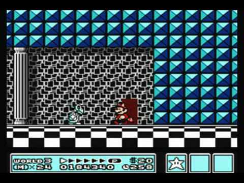 NES Longplay - Super Mario Bros. 3 -warpless, TwoPlayermode, collect 100 lives (Part 1 from 2)