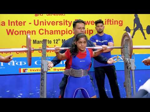 Women Powerlifting | All India Inter-University Power Lifting.