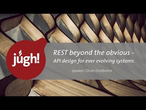 REST beyond the obvious - API design for ever evolving systems