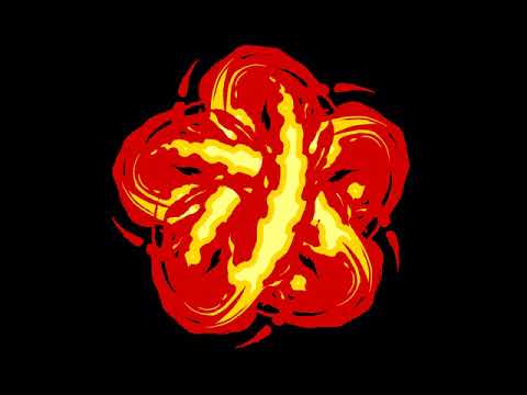 Cartoon Fire Element 5 - Royalty Free Overlays and Green Screen Effects