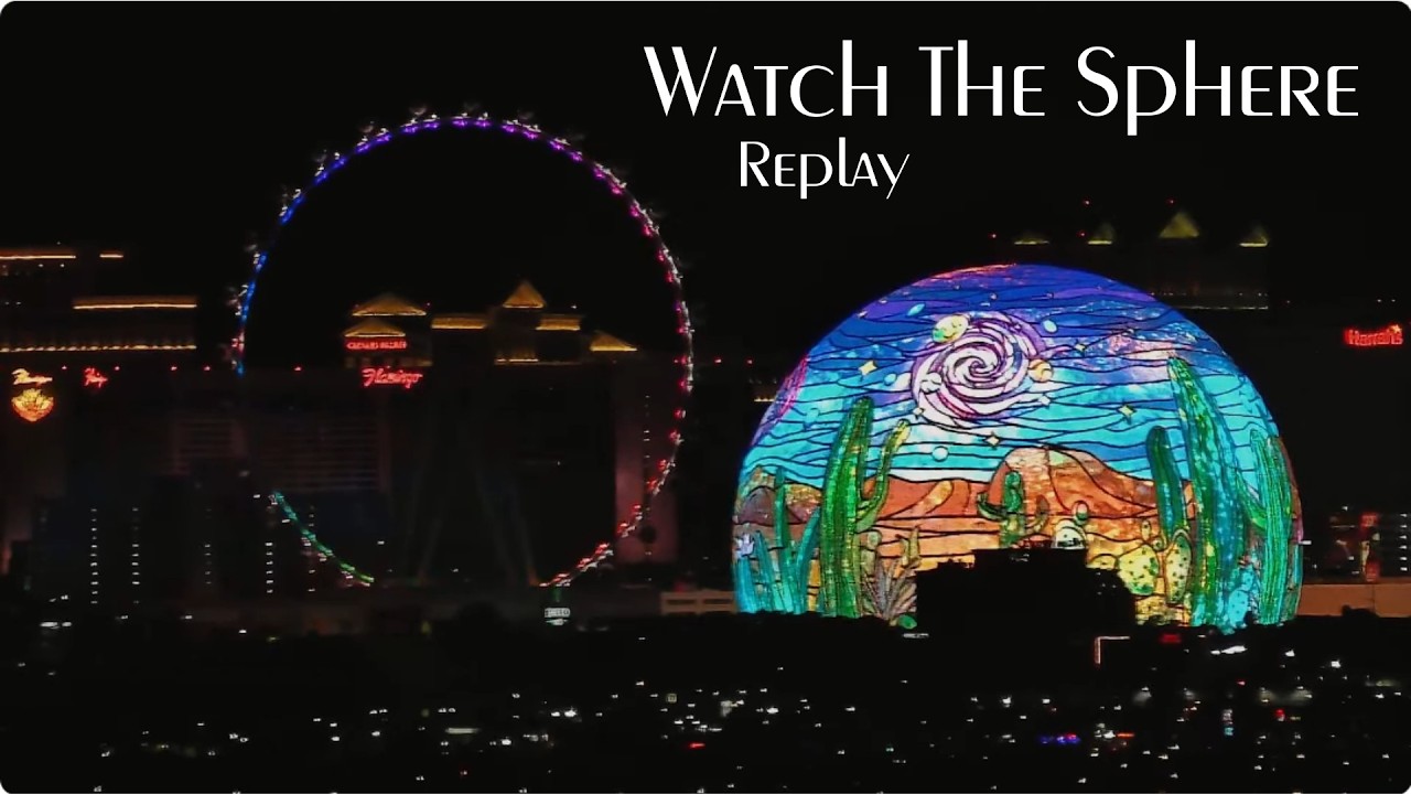 Live webcam view of Sphere Las Vegas Live View