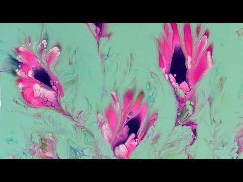 (253) Vintage tulips / Saucepan smash technique