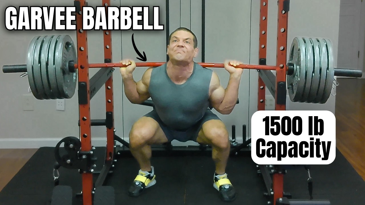 GarveeLife Olympic Barbell Review [Holds 1500 lbs!]