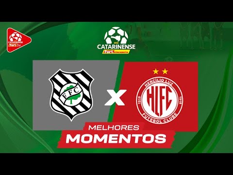 Gols e lances de Figueirense x Hercílio Luz
