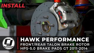 2011-2014 Mustang GT Install | Hawk Performance Front/Rear Brake Rotors and Pads