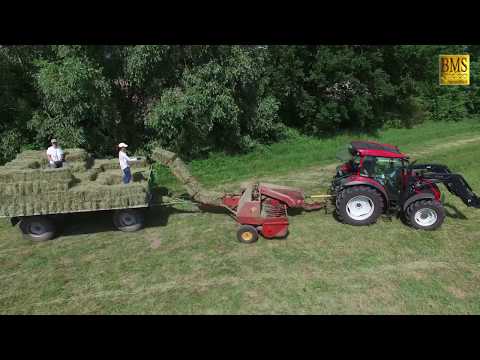 Heuernte in Farbe - Oldtimer Deutz D25 - Sternschwader - Valtra - Welger Hochdruckpresse AP 41 Gras