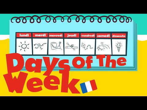Days of the Week in French 🇫🇷 - Learn French