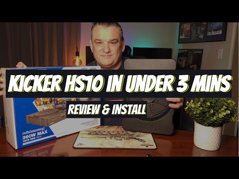 Mind-Blowing Kicker HS10 Slim Powered Underseat Hideaway Subwoofer Review