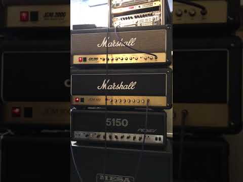 Marshall jcm 2000 dsl 100 vs marshall jcm 900 mk3 2100 - Amps tone settings matched - no talking