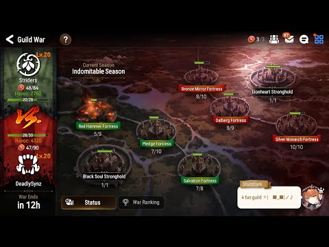 [Epic Seven] Indomitable Season Guild War: Striders vs DeadlySynz (2023/03/22)