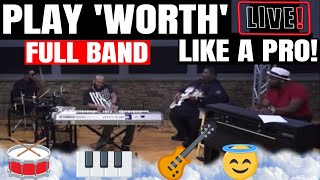 Live Church Musicians Play Worship Song, &#39;Worth&#39; by Anthony Brown &amp; Group therAPy