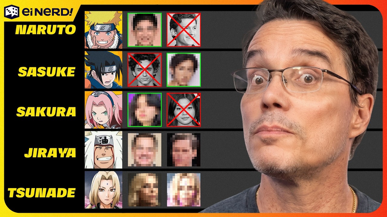 MONTEI O ELENCO PERFEITO PRO LIVE ACTION DE NARUTO!