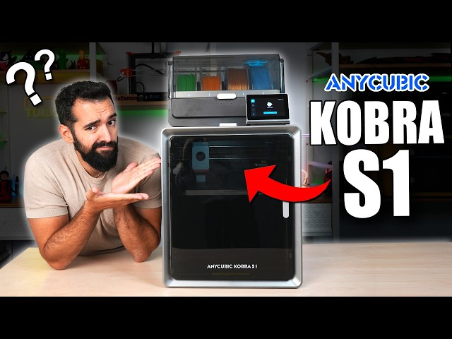 Vídeo relacionado con Anycubic Kobra S1 Combo, Impresora 3D Multicolor, 600mm/s Impresión Extremadamente Rápida, Construcción CoreXY Totalmente Cerrada, Autonivelante LeviQ 3.0, Tamaño de impresión 250 * 250 * 250 mm