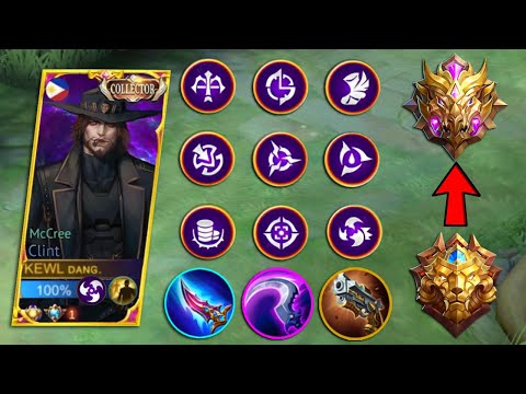 CLINT NEW PERFECT BUILD FOR THE PERFECT EMBLEM!🤫 CLINT BEST BUILD 2023 (must try this) -MLBB