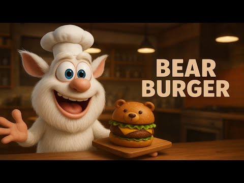 🍔 Booba Cooking Bear Burger 🐻 | New Funny Cartoon Episode