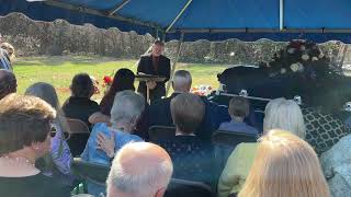 Graveside Service of Mrs Linda Creech *we do not own the rights to the music*