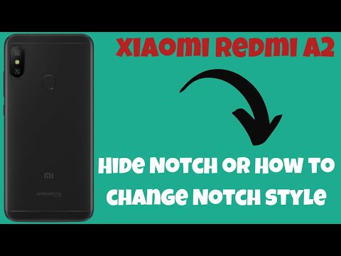 Xiaomi Redmi A2 Plus How to Hide Notch or How to change Notch style || Notch style settings