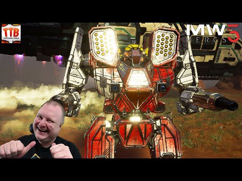 Hyper Knockout Mauler Hero Mech! - 35 RENT-A-TTB - Mechwarrior 5 Mercenaries DLC